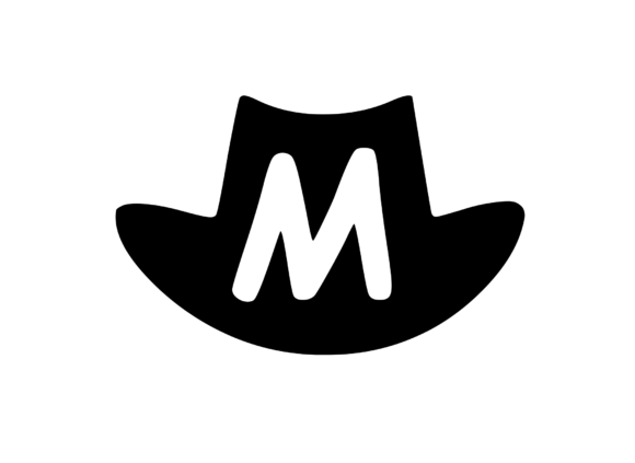 Cowboy Hat with Playful Mono M