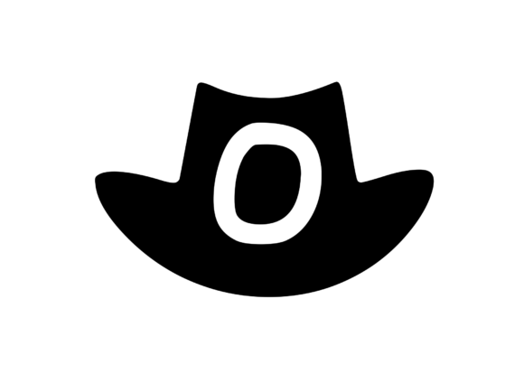 Cowboy Hat with Playful Mono O