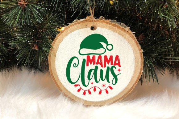 Mama Claus Embroidery Design
