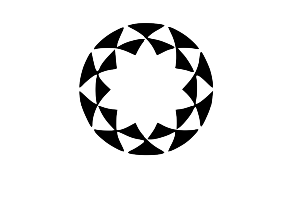 Playful Geometric Pattern Mono O